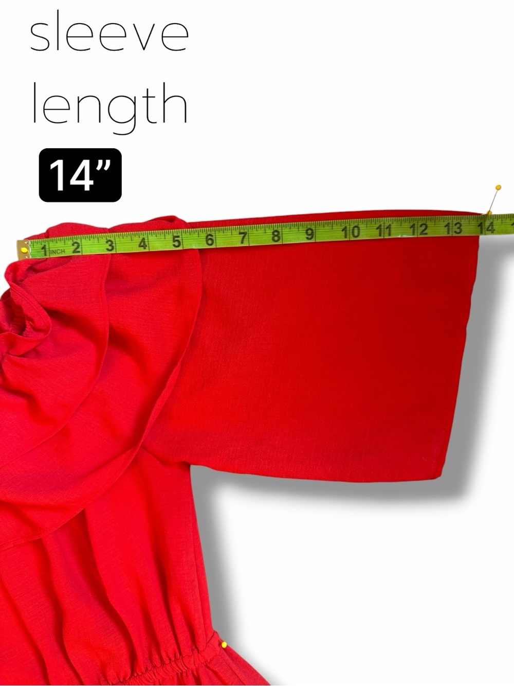 JACK by BB Dakota Off-Shoulder Bright Red Ruffles at Shoulders Mini Dress 💃 - Picture 5 of 9